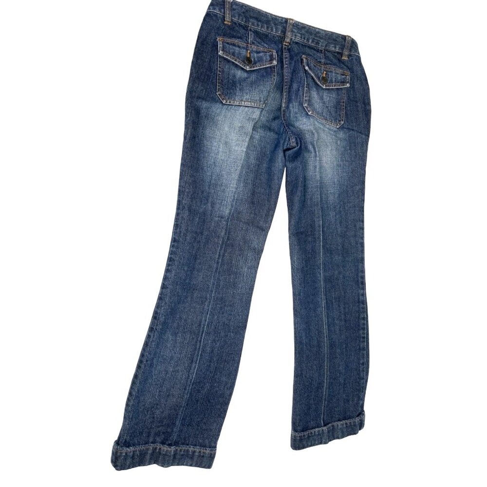 Context Size 4 Blue Cotton Jeans Context Jeans Woman Size 4 Blue Denim 84a - Picture 2 of 12